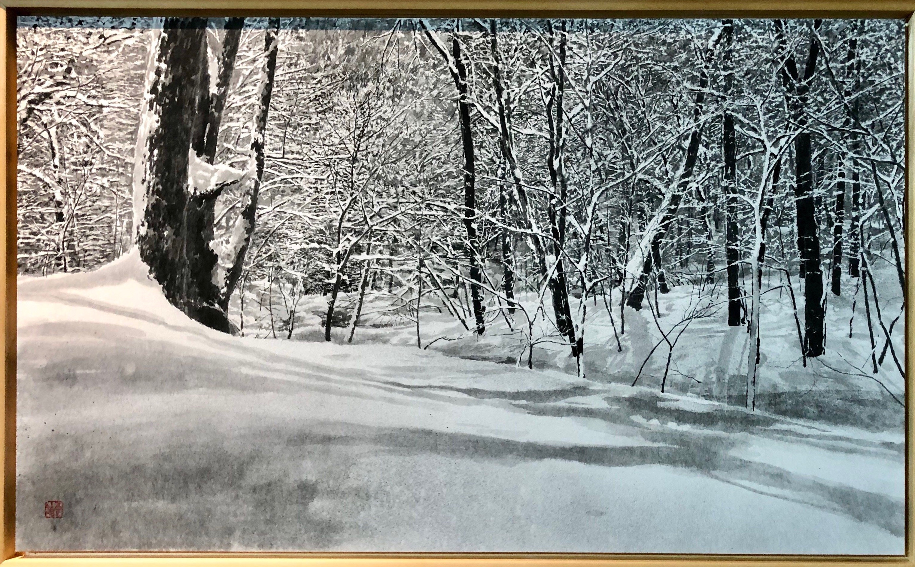 馬場良治氏の水墨画 | 人生100年時代を生きる趣味のブログ