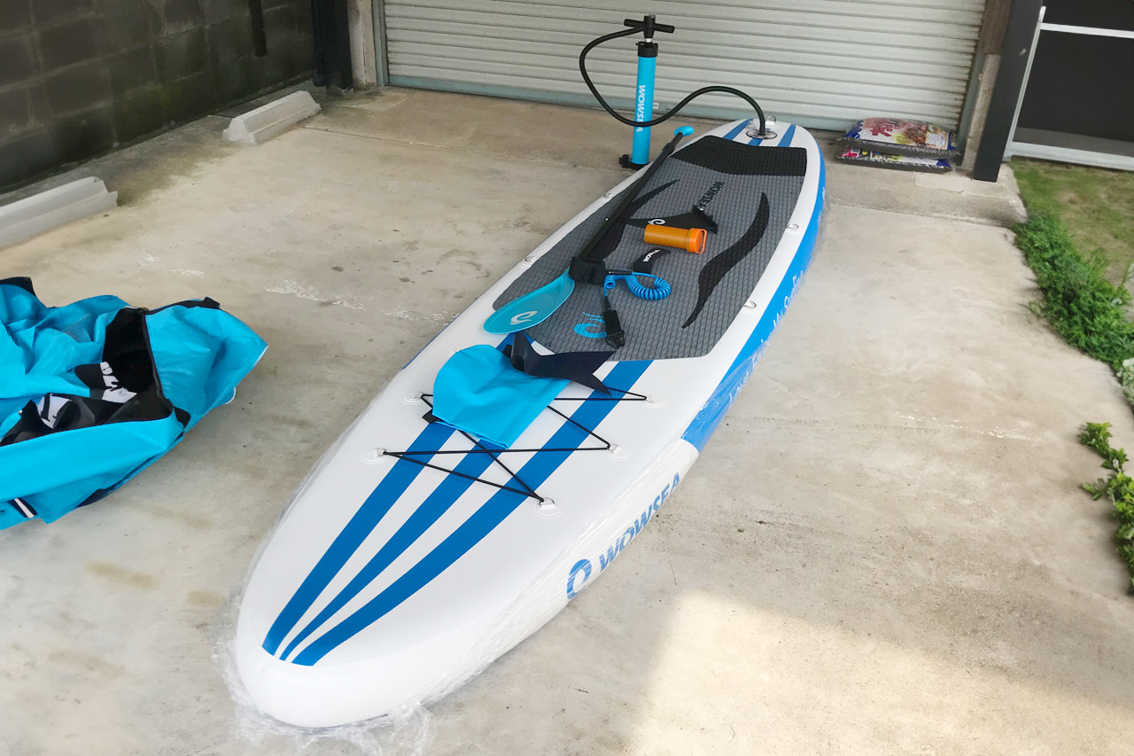 WOWSEA SUPを釣りに使ったインプレ。3年以上使った感想は？