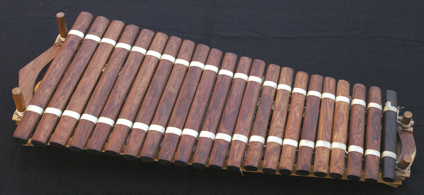 ギニア製 バラフォン 7音階 21鍵 キャリーバッグセット ギニア製