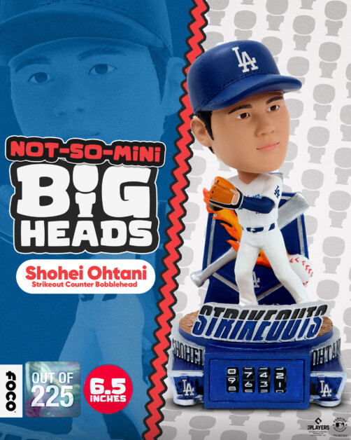 FOCO selling new Dodgers bobblehead to track Shohei Ohtani's