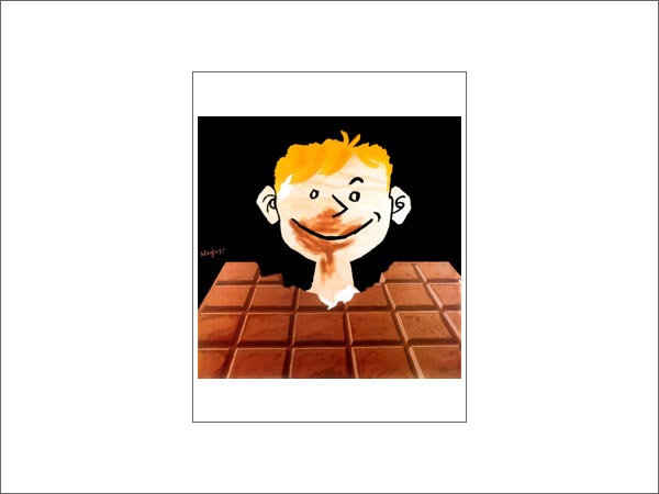 レイモン・サヴィニャック ミニポスター 『トブラー チョコレート