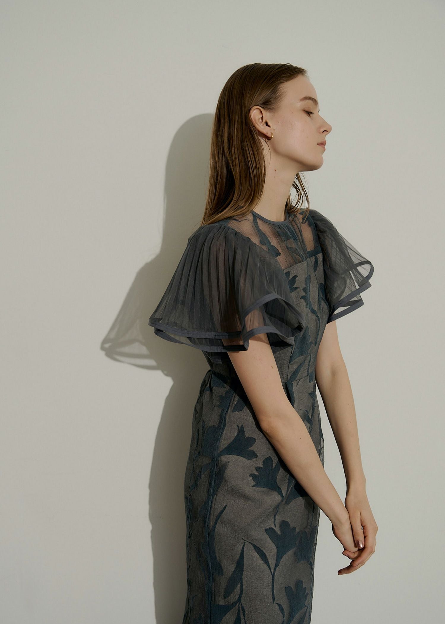 Circurar sleeve flower dressのドレス|Dorry Doll / LE'RURE