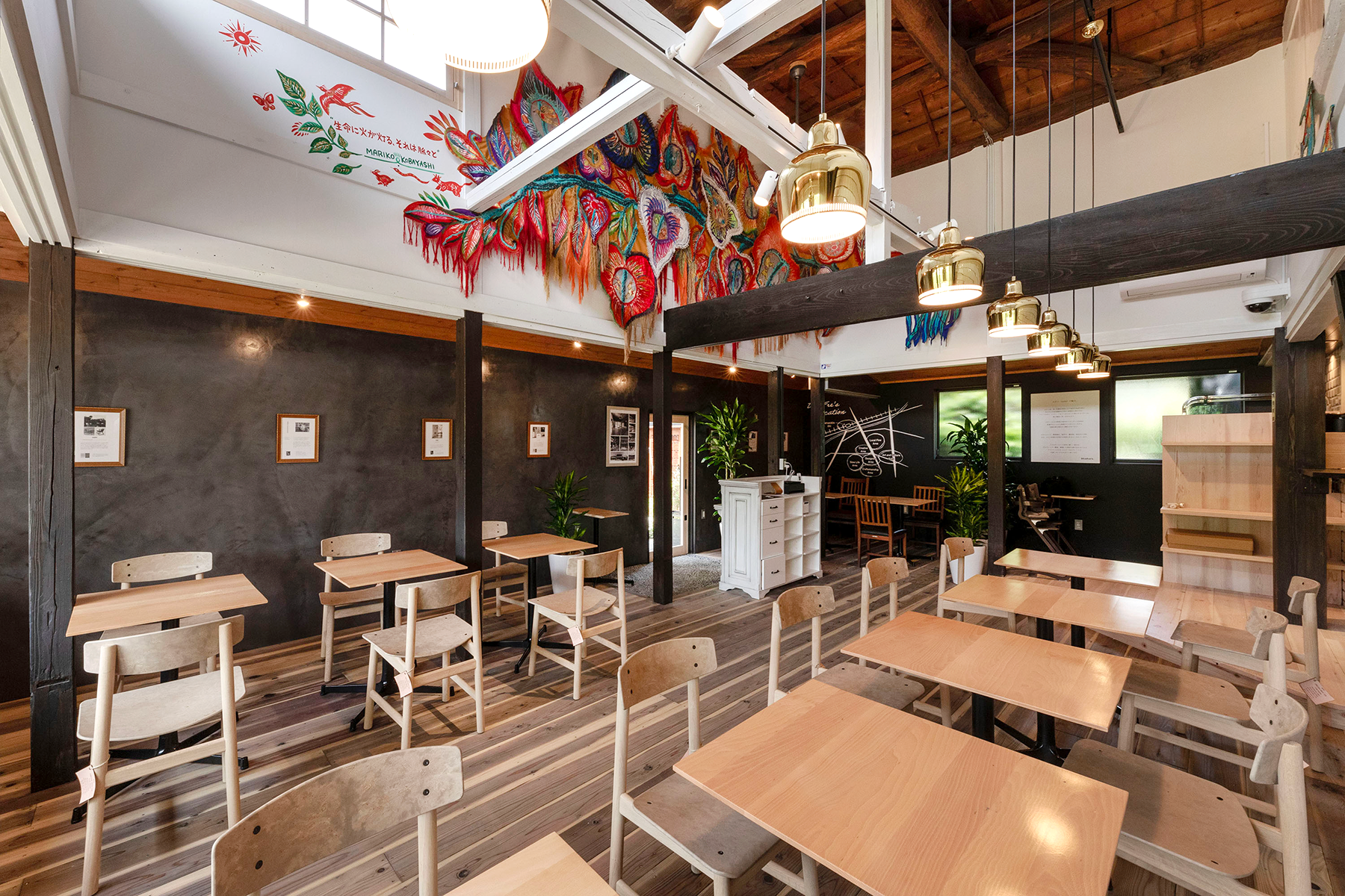 都田の自然とお庭を見ながらお蕎麦を愉しむカウンター席 - 北欧の