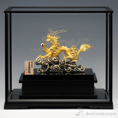 dショッピング |純金 青雲吉祥龍 A 1000g ( 木札名入れ有料 高級