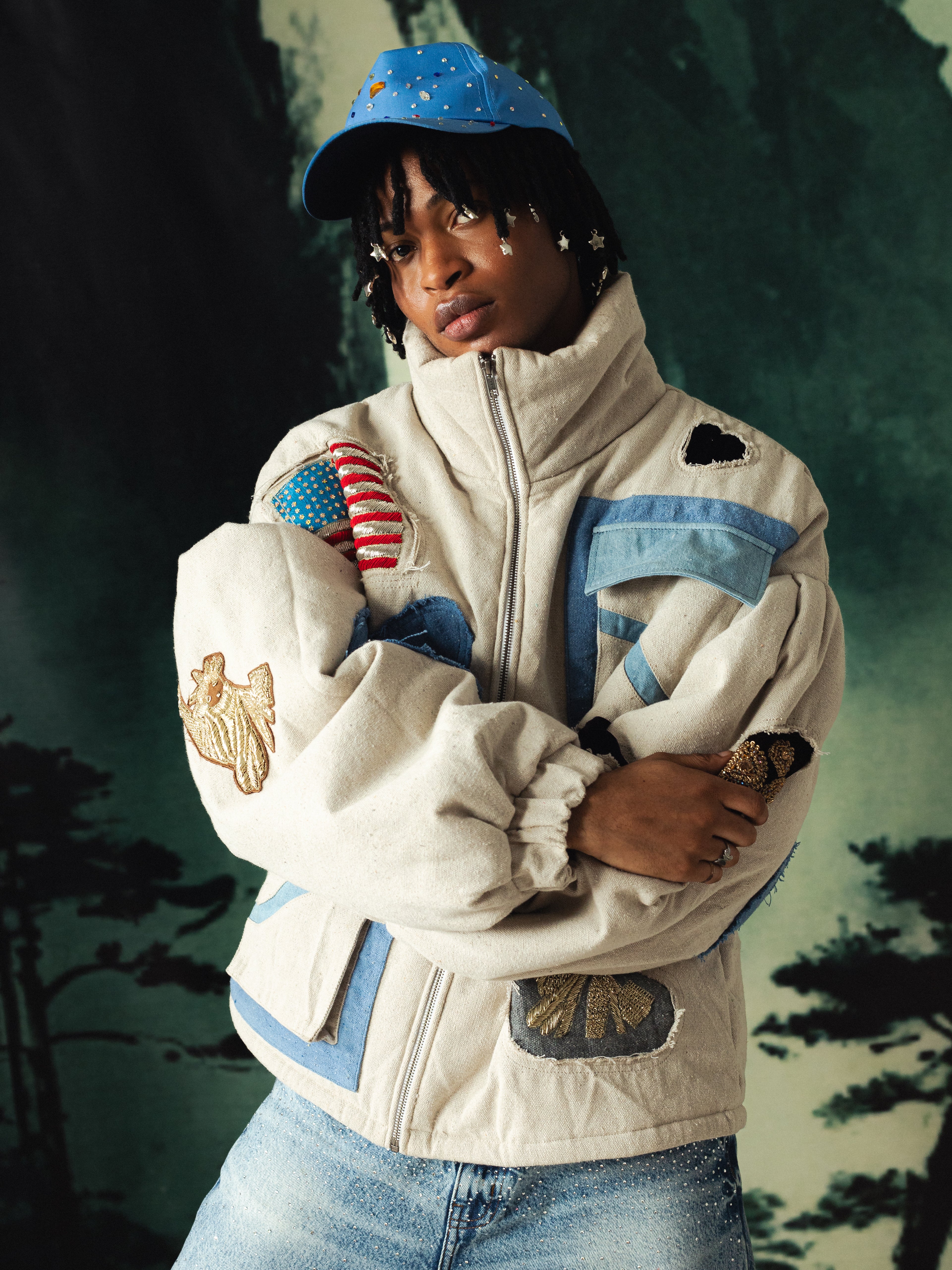 Poofy Embroidered Puffer – Dreams Of Arthur