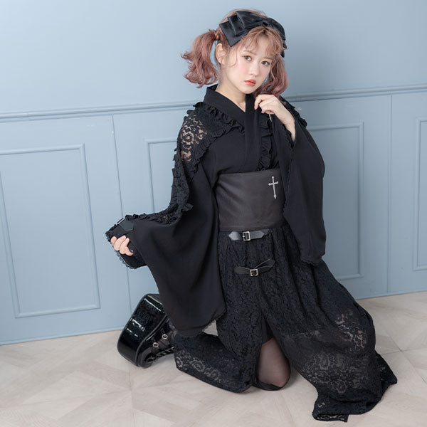 2WAY肩レースバックルベルトセットアップ浴衣 – レディース