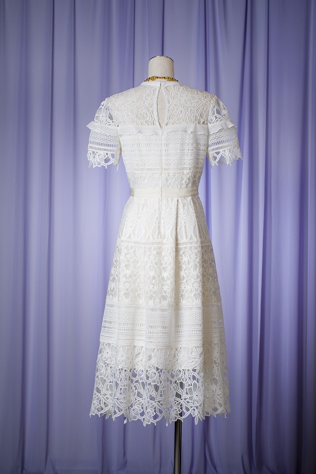 FRAY I.D フレイアイディ ホワイトレースドレス | 結婚式・パーティー