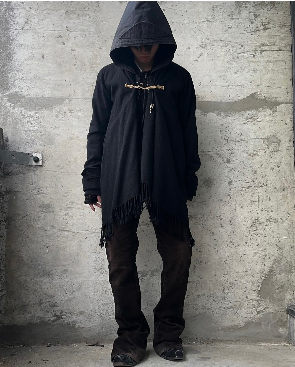 MiharaYasuhiro AW04 Hybrid Scarf Poncho Bomber Jacket – DRIEW