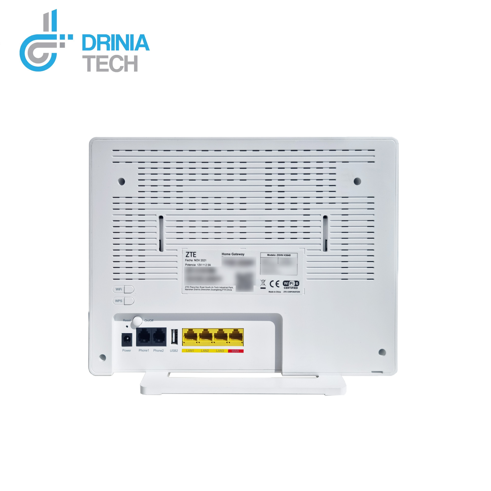 ZTE H3640 Router Wi-Fi 6 - NEW BEST DriniaTech 2026