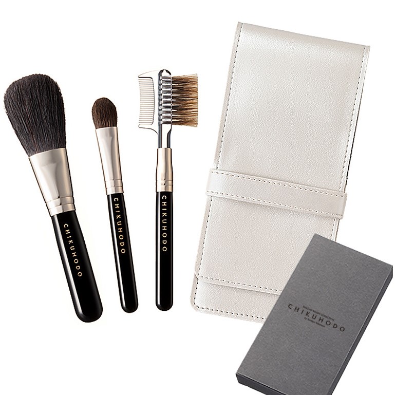 熊野化粧筆 竹宝堂 BR-G5 限定ギフト3点セット: せとうちエリア