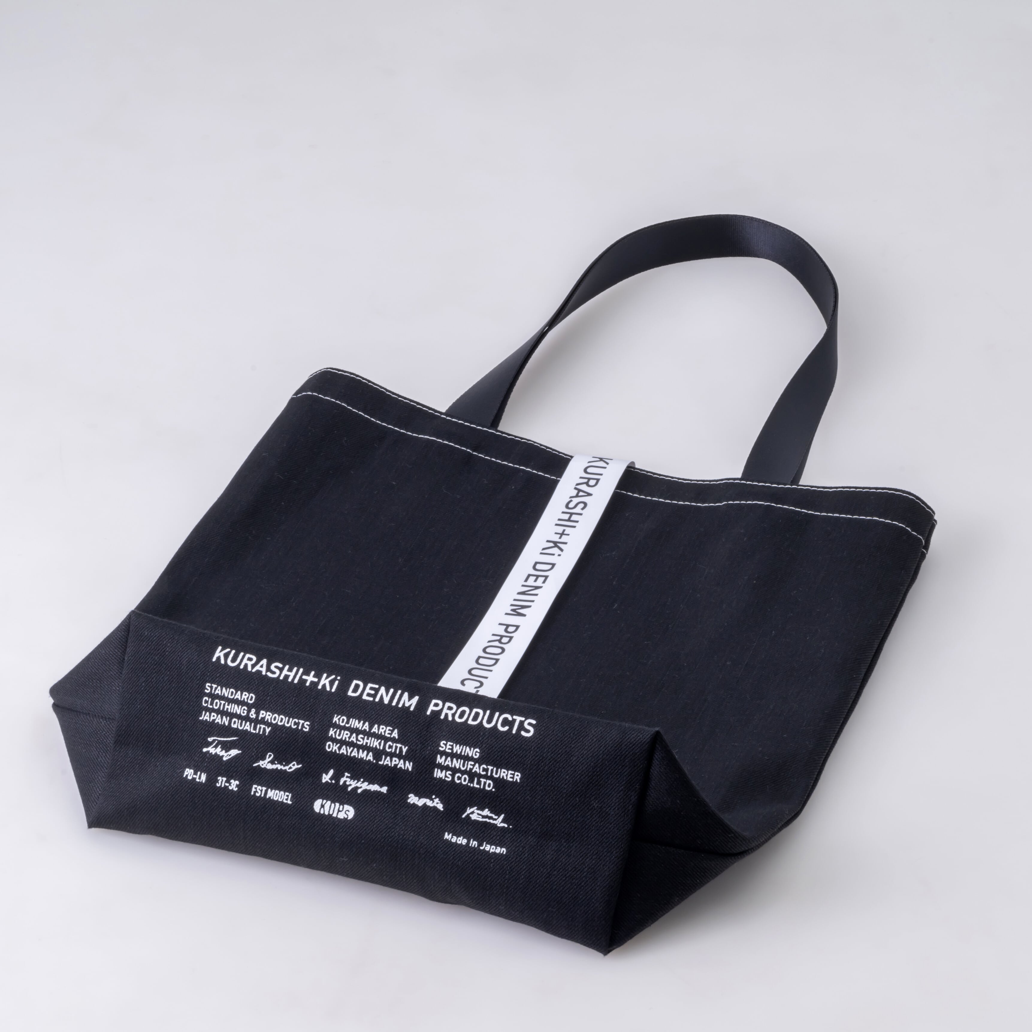 KURASHI+Ki BAG A4 BK（トート・ブラック）(ブラック): せとうちエリア