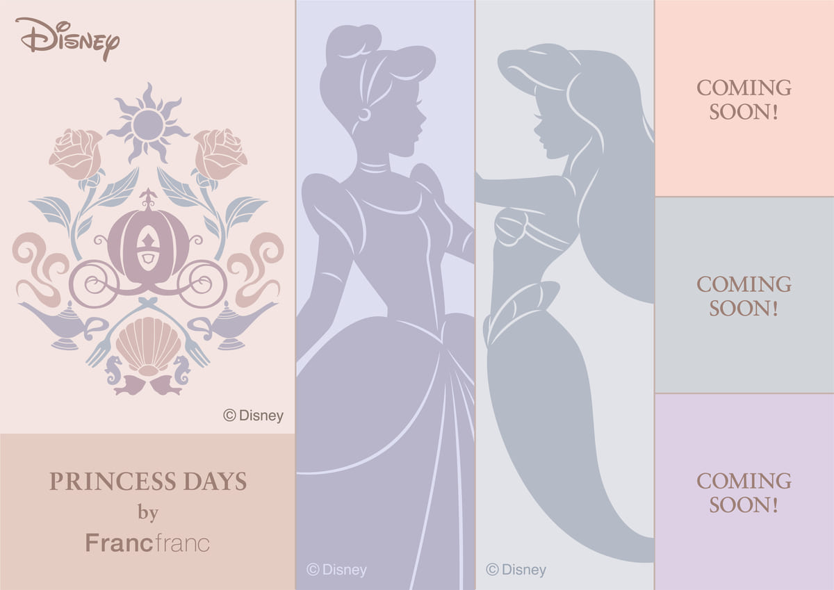 シンデレラ・アリエルにインスパイアした雑貨！フランフラン