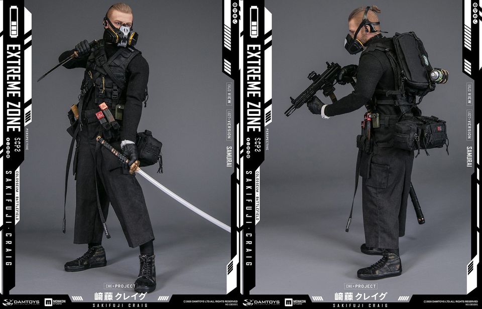 สั่งจอง]DAMTOYS EBS001 1/6 : EXTREMEZONE Samurai SAKIFUJICRAIG