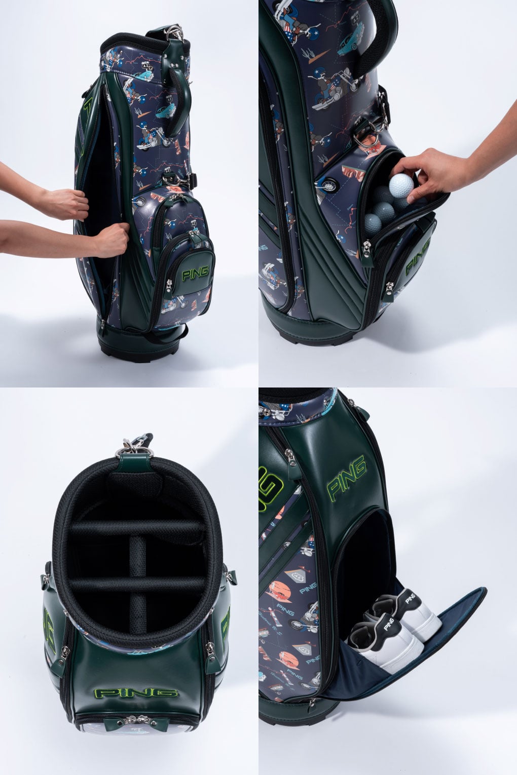 PING ピン キャディバッグ CB-N2506 MR.PINGライダー 9.0型 5分割
