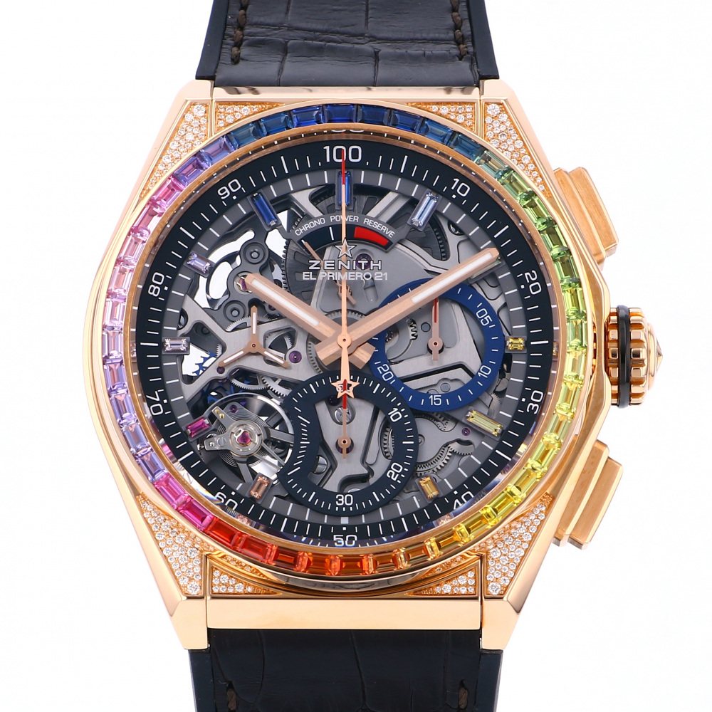 New] Zenith Defy El Primero 21 229003900472R585 skeleton Silver