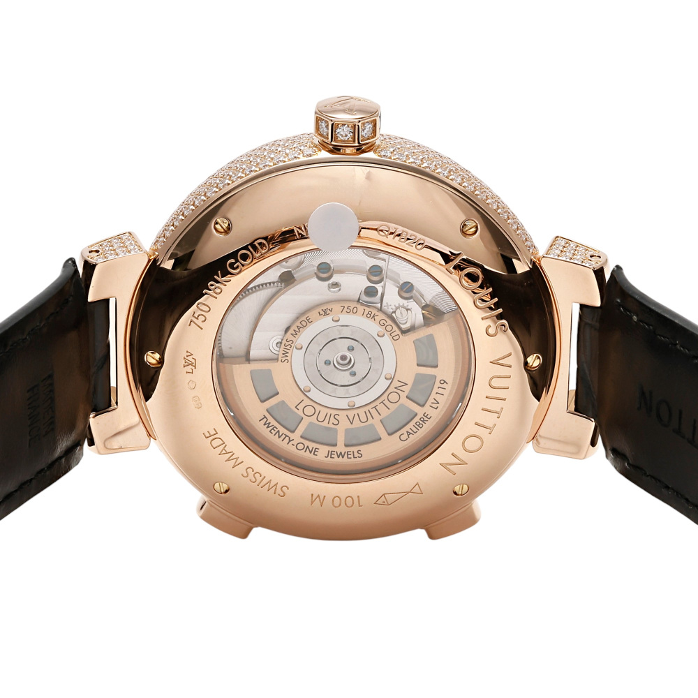 中古] ルイ・ヴィトン タンブール スピンタイム GMT Q1B200 W246146