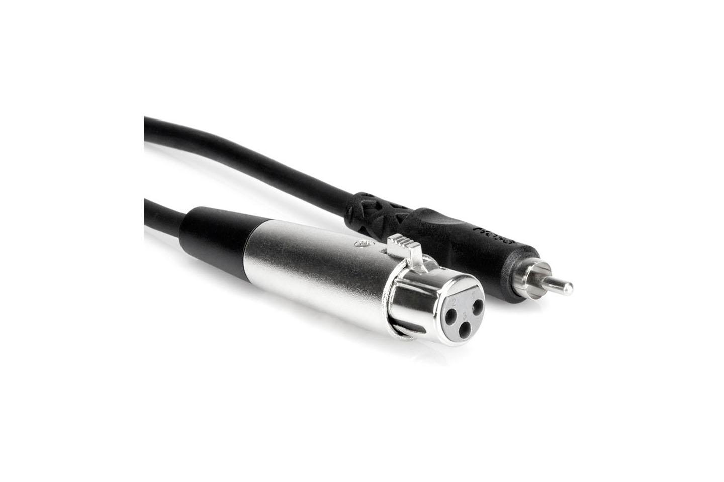 XLR(メス)-RCA(オス)ケーブル(3m)｜撮影機材レンタルからEDIT・MA作業