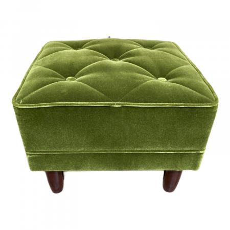 カリモク60 (カリモクロクマル) オットマン モケットグリーン 27