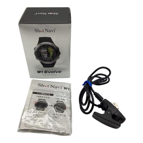 美品 ShotNavi W1 Evolve ゴルフGPSウォッチ Amazon | Shot Navi W1