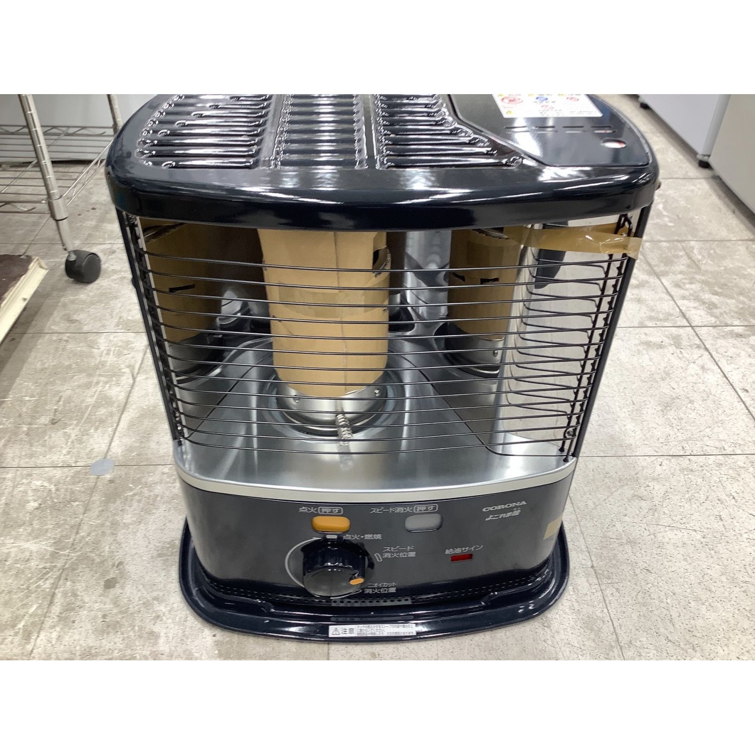 美品ブラウン CORONA DR－296WY 石油ストーブよごれま栓 美品ブラウン