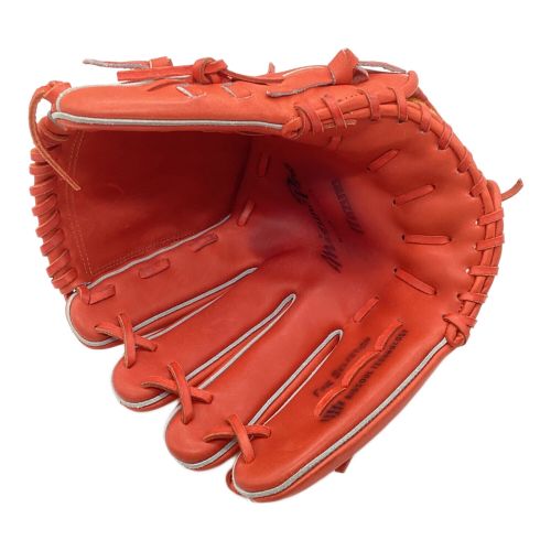 希少 ミズノ 軟式 左用キャッチャーミット オレンジ 希少 ミズノ 軟式