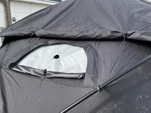 MOBI GARDEN (モビガーデン) ドームテント ブラック コマンダー185 約