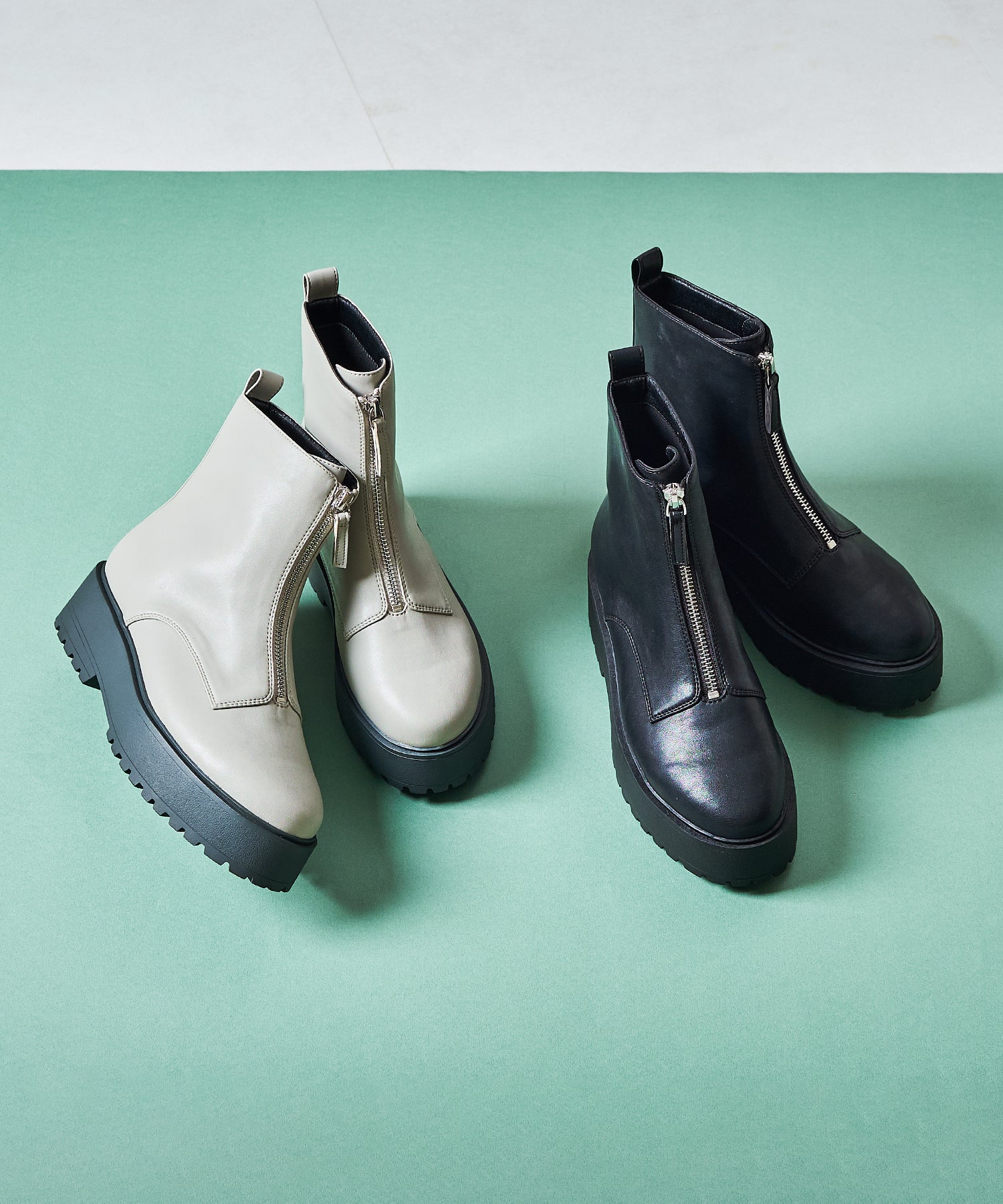 厚底フロントジップブーツ/31402 – ORIENTALTRAFFIC