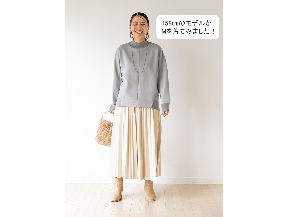 リブドッキングダンボールプルオーバー(02_M 21_アイボリー