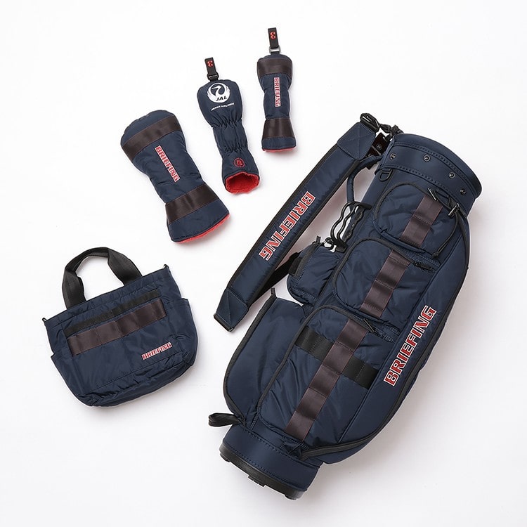 ブリーフィング]JALオリジナル CR-6 #02 NAVY キャディバッグ: JAL