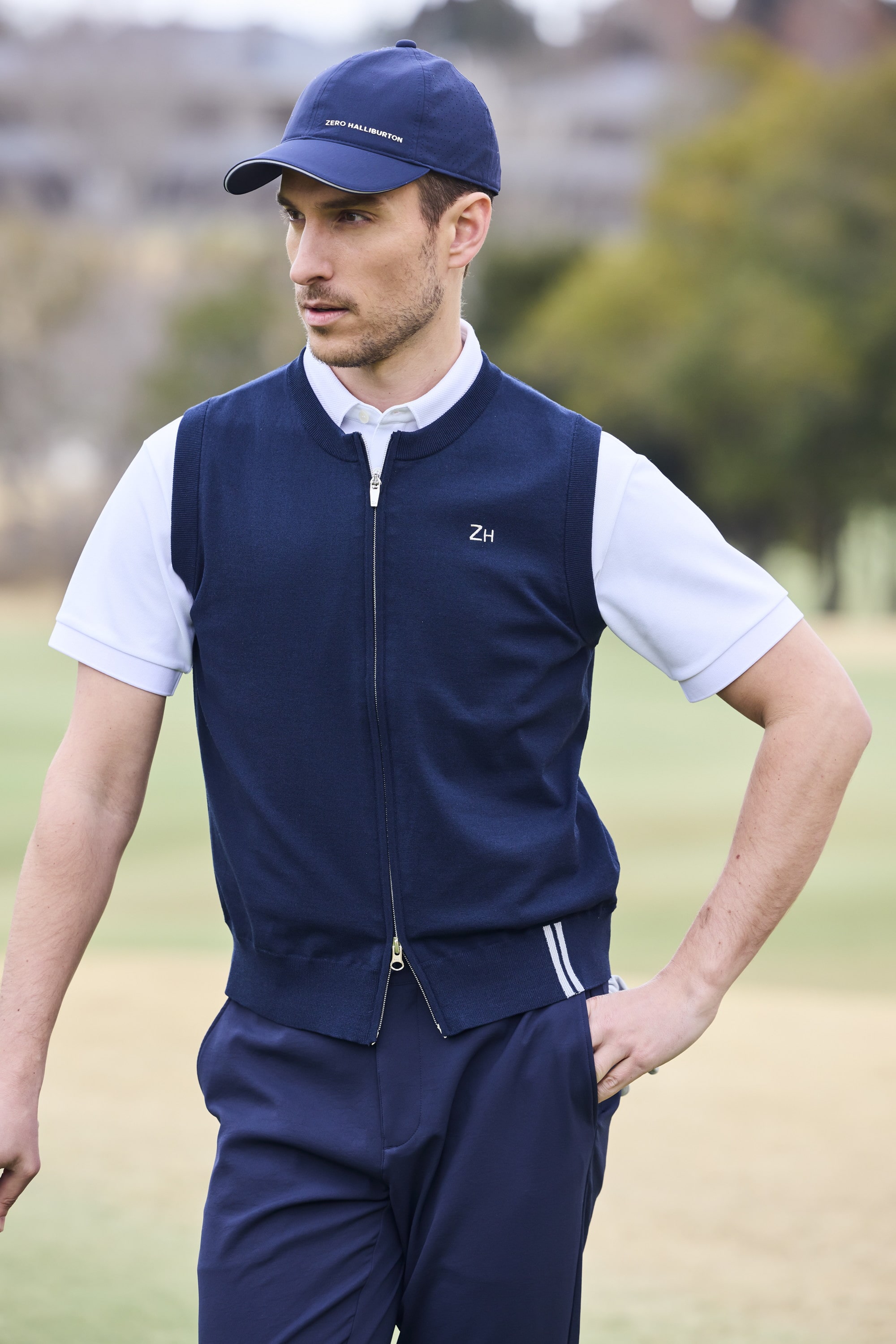 セール価格】ゼロハリバートン ZHG-M5S3a | SOLOTEXPremium Golf Knit