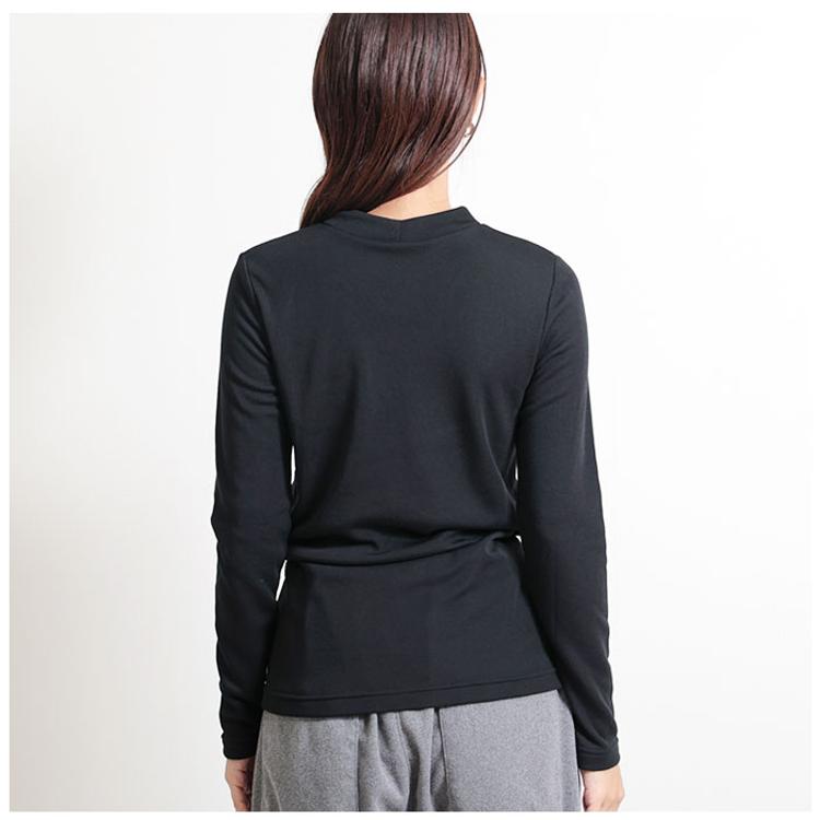 22107レディースハイネック長袖カットソーサイズL