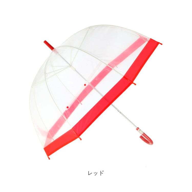 ビニール傘 レディース 通販 傘 65cm 長傘 大きい ドーム型 手開き