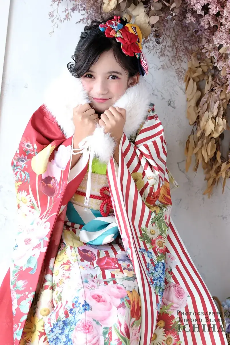 7歳の七五三はアンティーク着物復刻版で圧倒的なおしゃれな1日を
