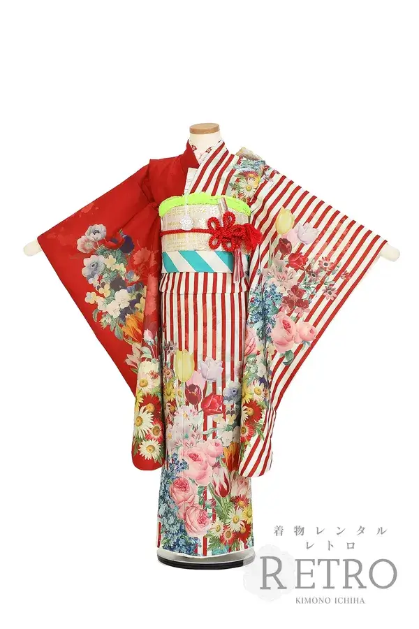 7歳の七五三はアンティーク着物復刻版で圧倒的なおしゃれな1日を