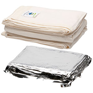 バイオケット生分解性 真空パック毛布 64折 10枚 | 【ミドリ安全