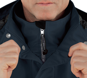 寒冷地防水防寒ブルゾン M4097 上 ネイビー| 作業服・作業着