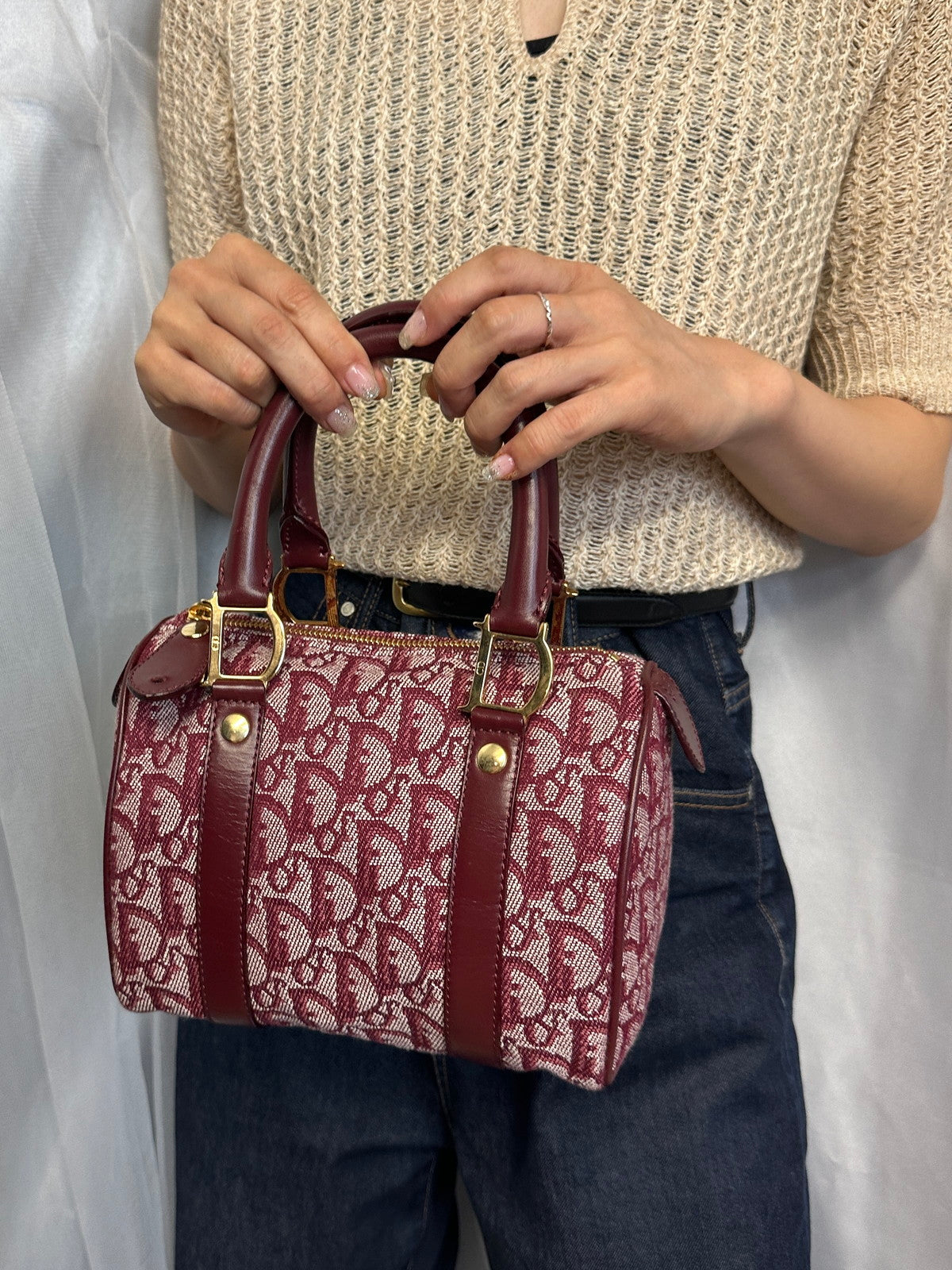 NEXT51｜｜Christian Dior ミニボストンバッグ トロッター