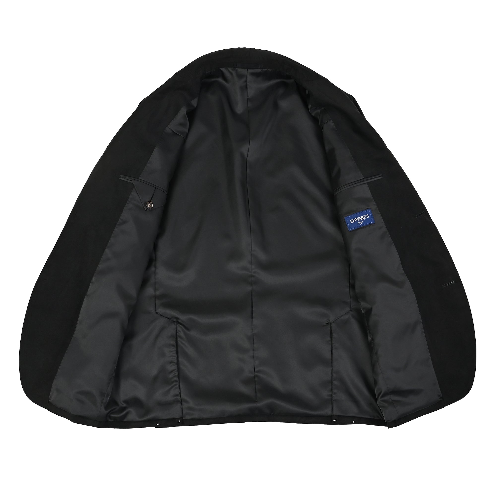 スエード コンバーチブル ジャケット ブラック HJ-673-X｜EDWARD'S