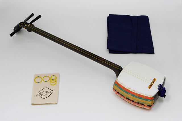 箱三味線 ごったん 黒木之製 木製三味線 3弦 年代物 三味線本体