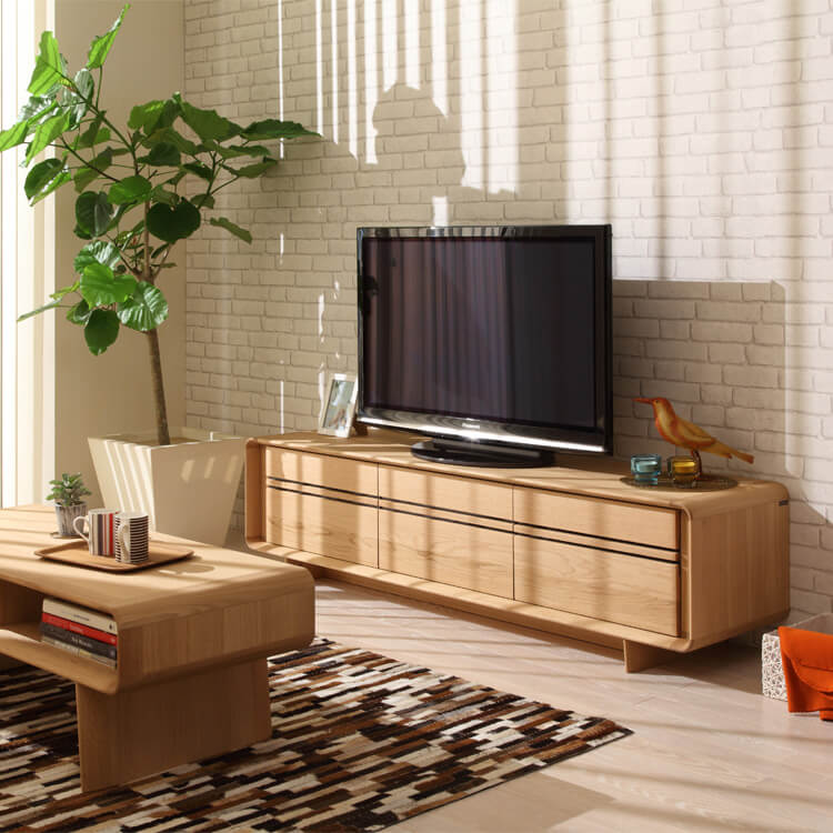 テレビボード 幅180cm QU6107 ピュアオーク 通販 | 【公式】カリモク