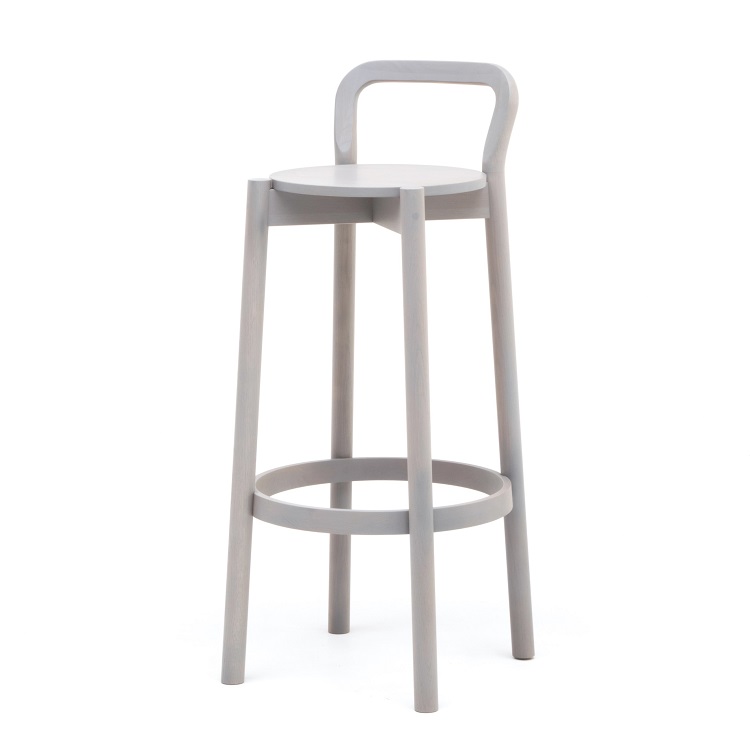 ②【ヴィンテージ】カリモク ルスティック ハイチェア バースツール