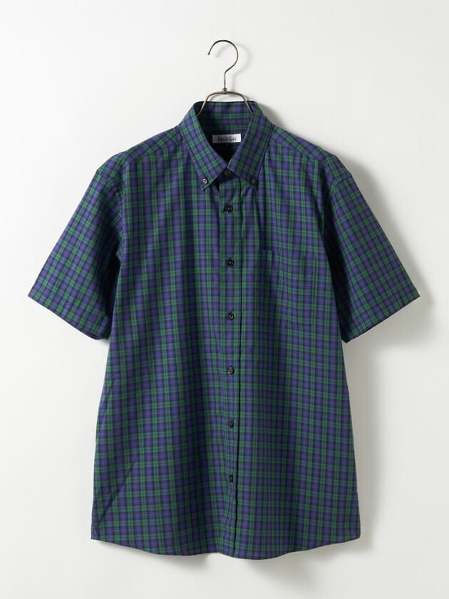 ブラックウォッチBDシャツ（半袖）（7222201）｜西脇シリーズ