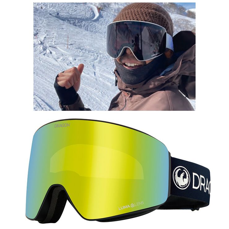 DRAGON PXV ゴーグル LUMA LENS-GOLD lON DRAGON PXV ゴーグル LUMA