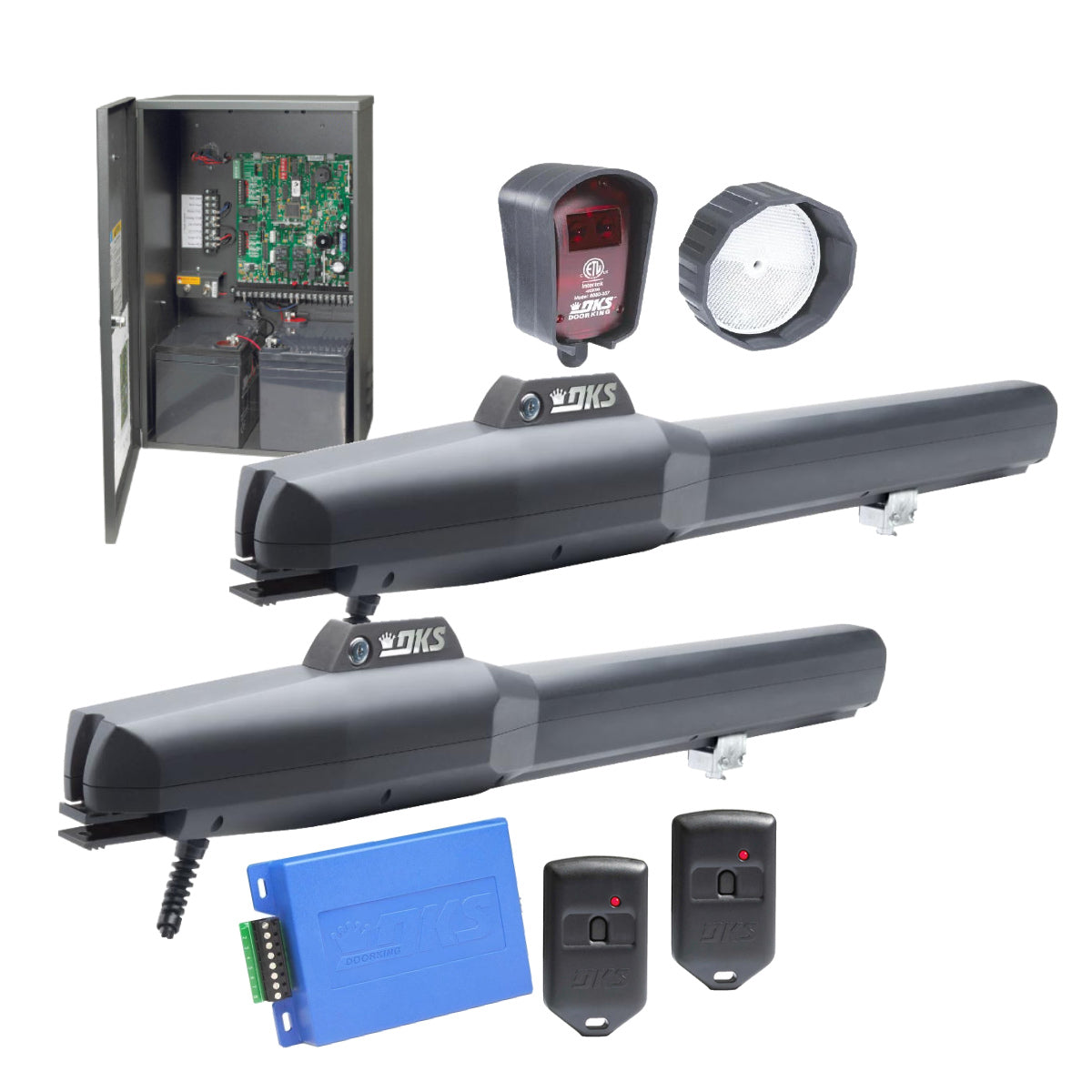 DoorKing 6006 Dual Swing Gate Operator Kit - 110 VAC | Elitegates