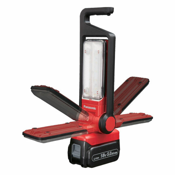 パナソニック 工事用充電LEDマルチ投光器(赤) EZ37C3-R(4549980012888
