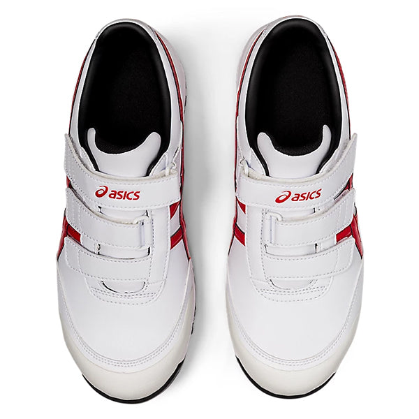アシックス 安全靴 ウィンジョブ CP301 ホワイト×クラシックレッド