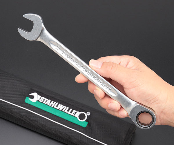 日本正規品 スタビレー ラチェットコンビネーションレンチセット (17F