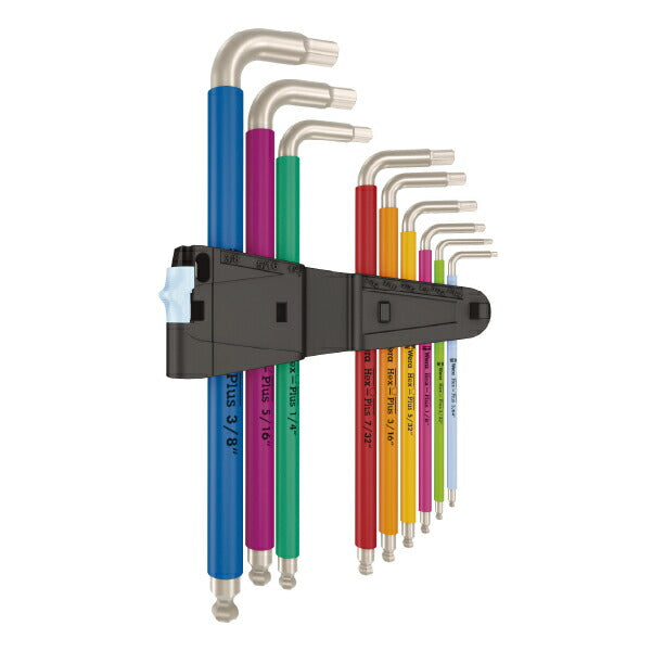 日本正規品 Wera 022860 3950/9 Hex-Plus ステンレス製 ボールポイント