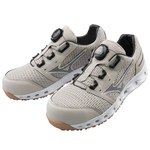 ミズノ 安全靴 オールマイティ VH51L BOA F1GA230649 ベージュ