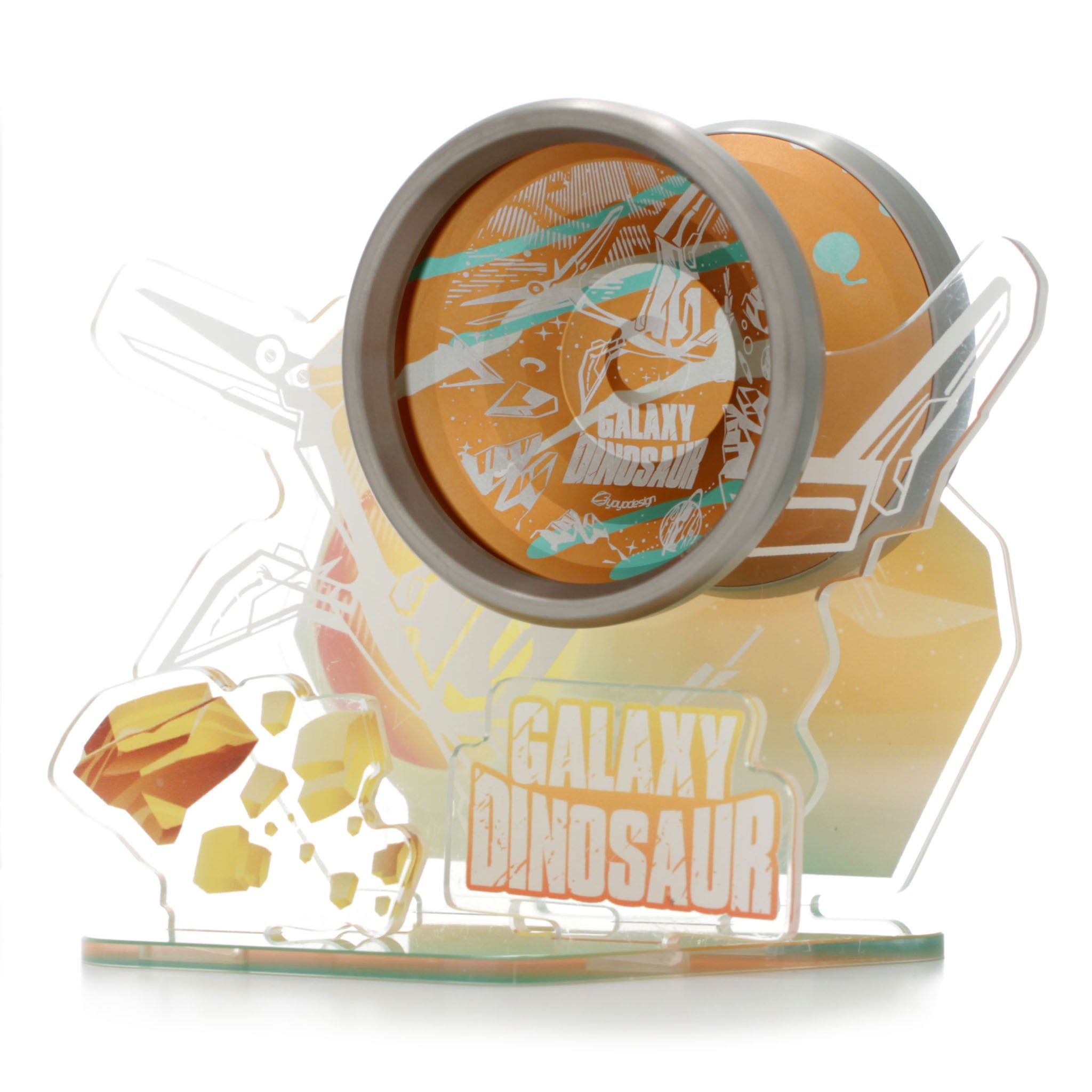Galaxy Dinosaur (with acrylic stand) - C3 Yoyo Design ┃Yoyo